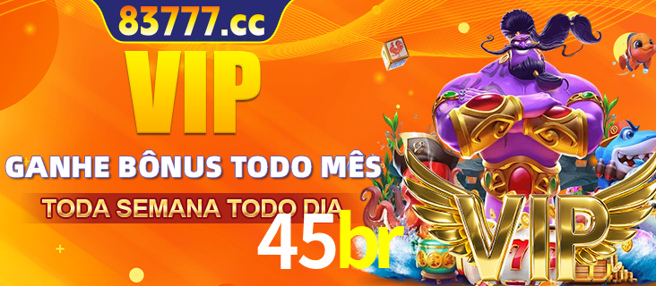 Banner promocional do 45br oferecendo 100% de recompensas adicionais contínuas para quem fizer o login diário (Daily sign-in), com um mascote de coelho.