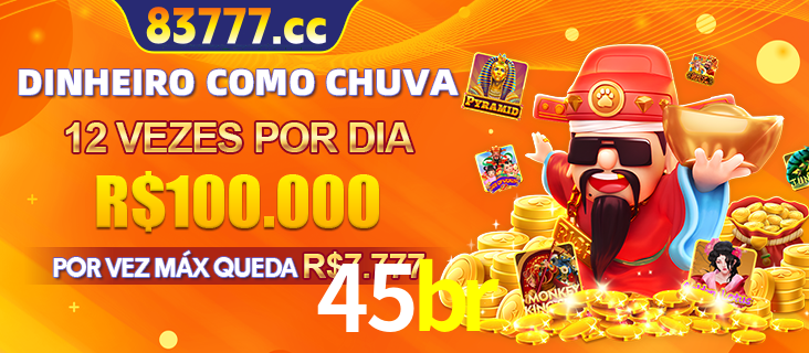 Banner do programa de recompensas Recomende para amigos do 45br, detalhando os bônus por convidar amigos, com prêmios que chegam a R$288.888.