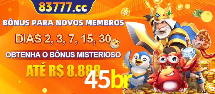 Anúncio dos benefícios para Membro VIP Sênior na plataforma 45br, incluindo bônus promocionais, semanais e mensais, ilustrado com o personagem Fortune Tiger.