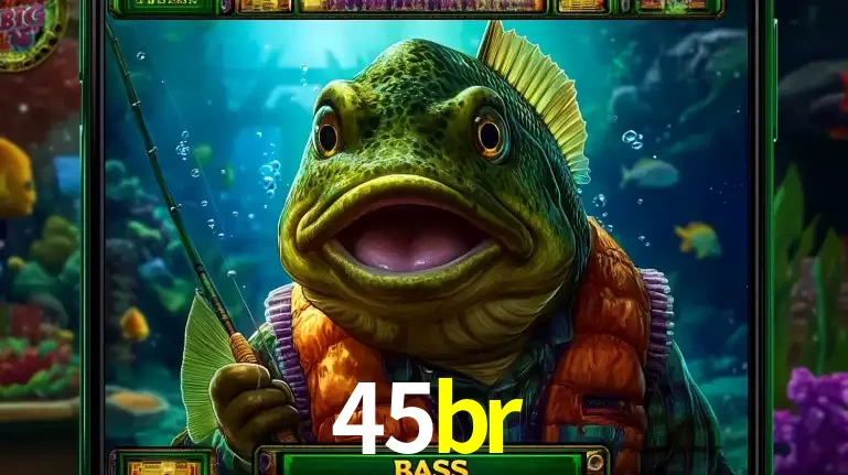Personagem de peixe pescador do popular jogo de slot com tema de pescaria, uma das emocionantes opções de caça-níqueis para jogar e ganhar no cassino 45br.